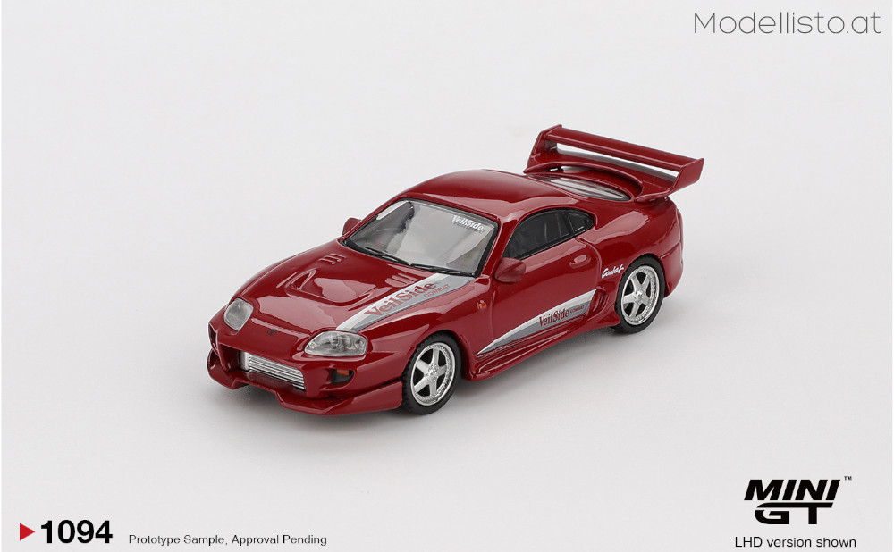 MGT1094 MiniGT Toyota Supra MK4 (A80) Veilside Combat V-l 1994 red