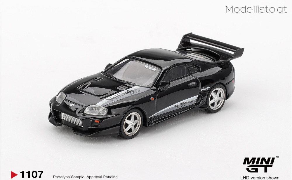 MGT1107 MiniGT TOYOTA SUPRA MK4 (A80) VEILSIDE COMBAT V-II BLACK 2011