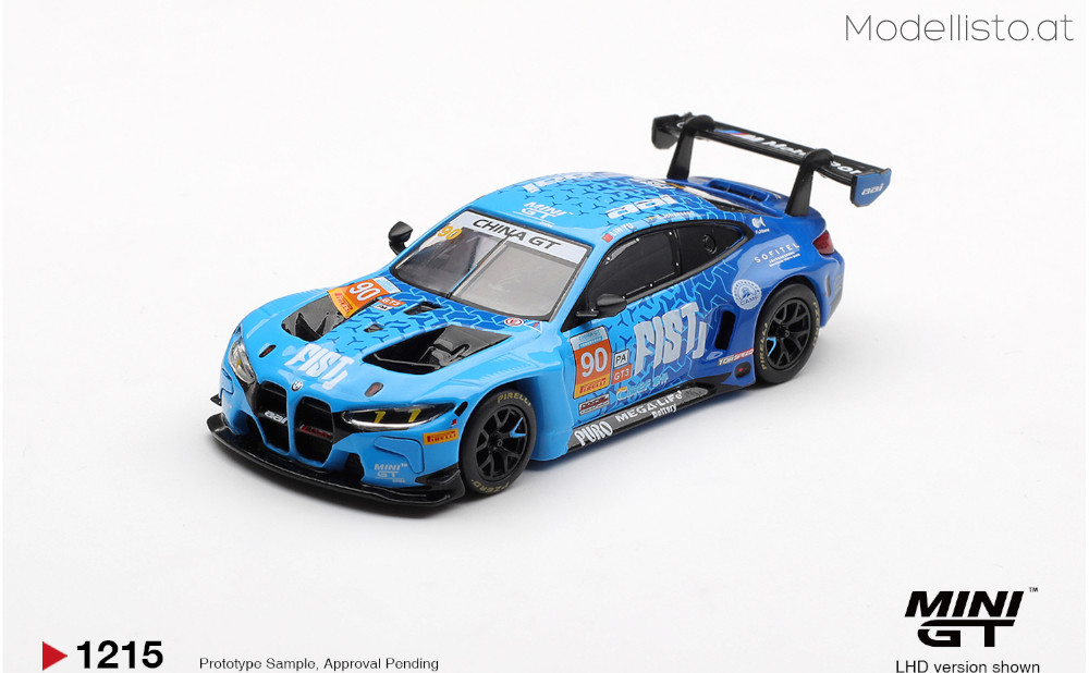 MGT1215 MiniGT BMW M4 (G82) GT3 EVO #90 FIST TEAM AAI CHINA GT 2025