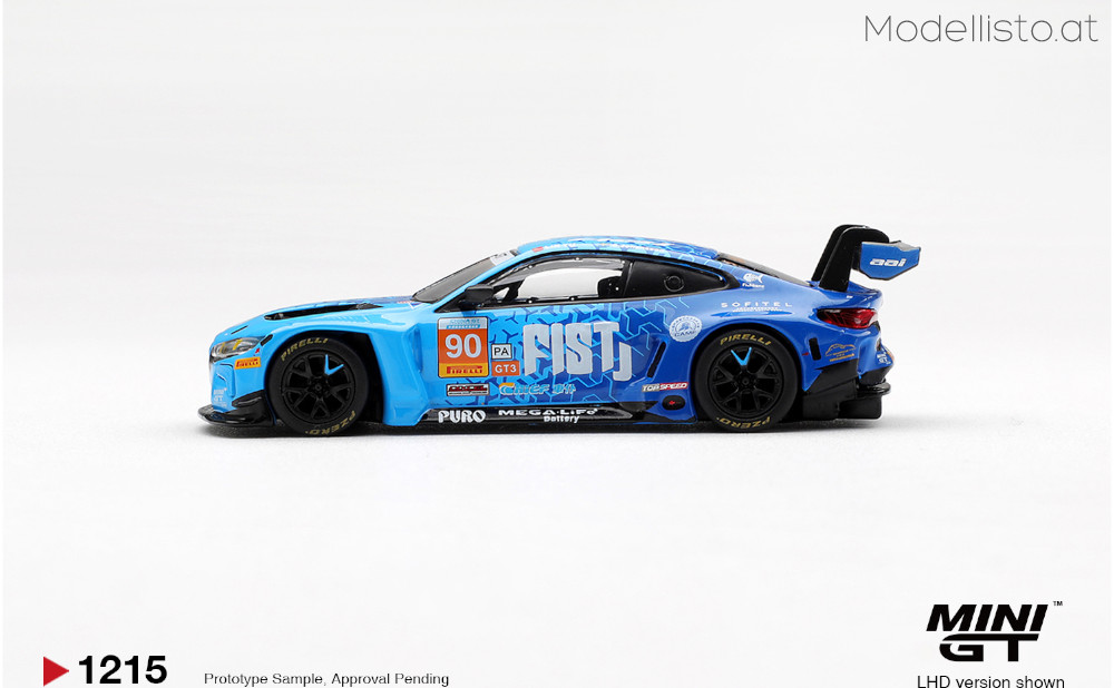 MGT1215 MiniGT BMW M4 (G82) GT3 EVO #90 FIST TEAM AAI CHINA GT 2025