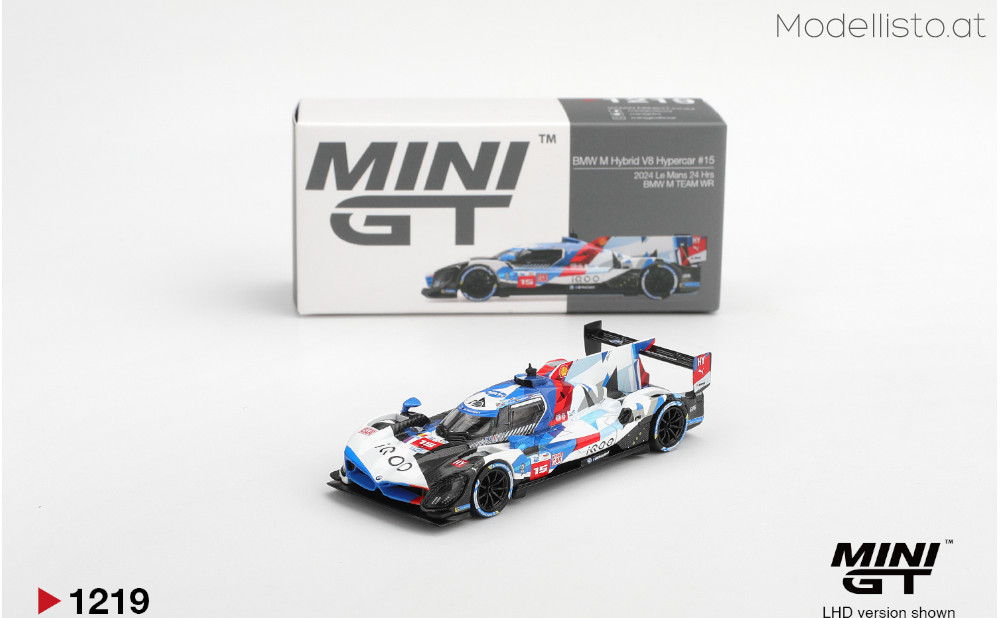MGT1219 MiniGT BMW M HYBRID V8 HYPERCAR #15 BMW M TEAM WRT LE MANS 24 HRS 2025