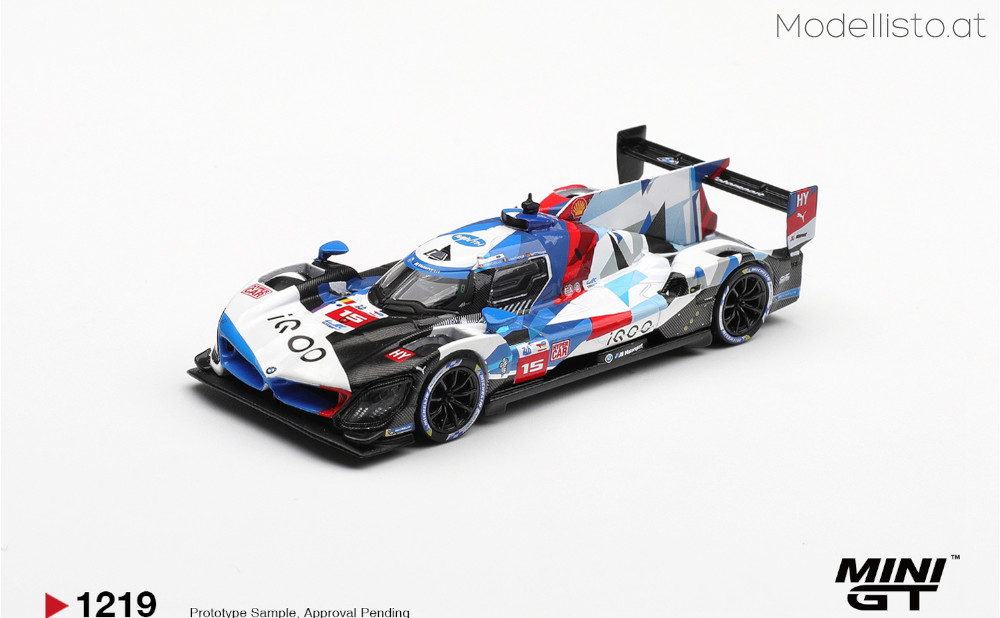 MGT1219 MiniGT BMW M HYBRID V8 HYPERCAR #15 BMW M TEAM WRT LE MANS 24 HRS 2025