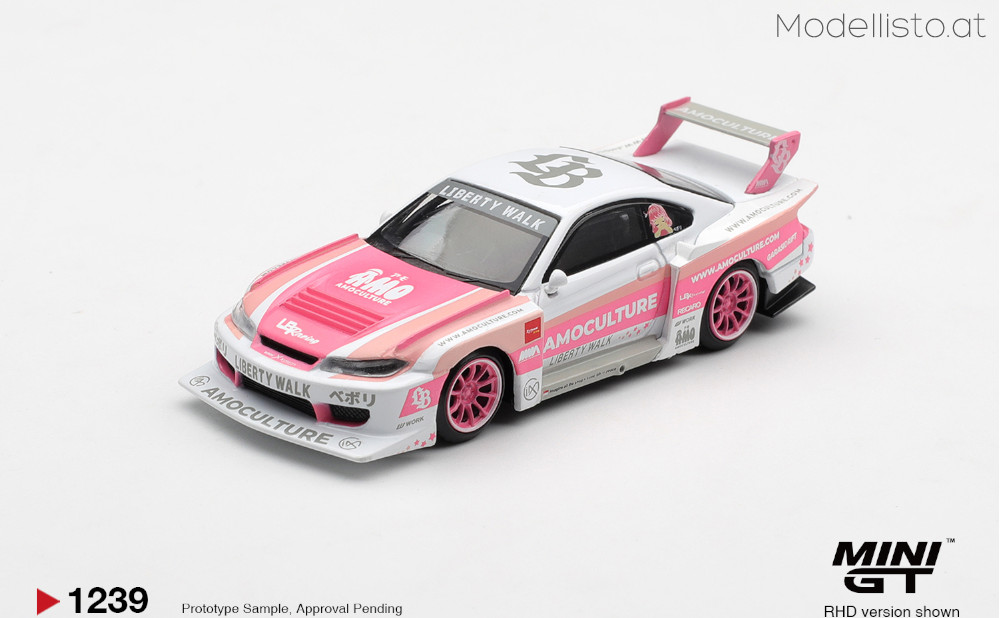 MGT1239r MiniGT NISSAN SILVIA (S15) LB-SUPER SILHOUETTE AMOCULTURE 2026