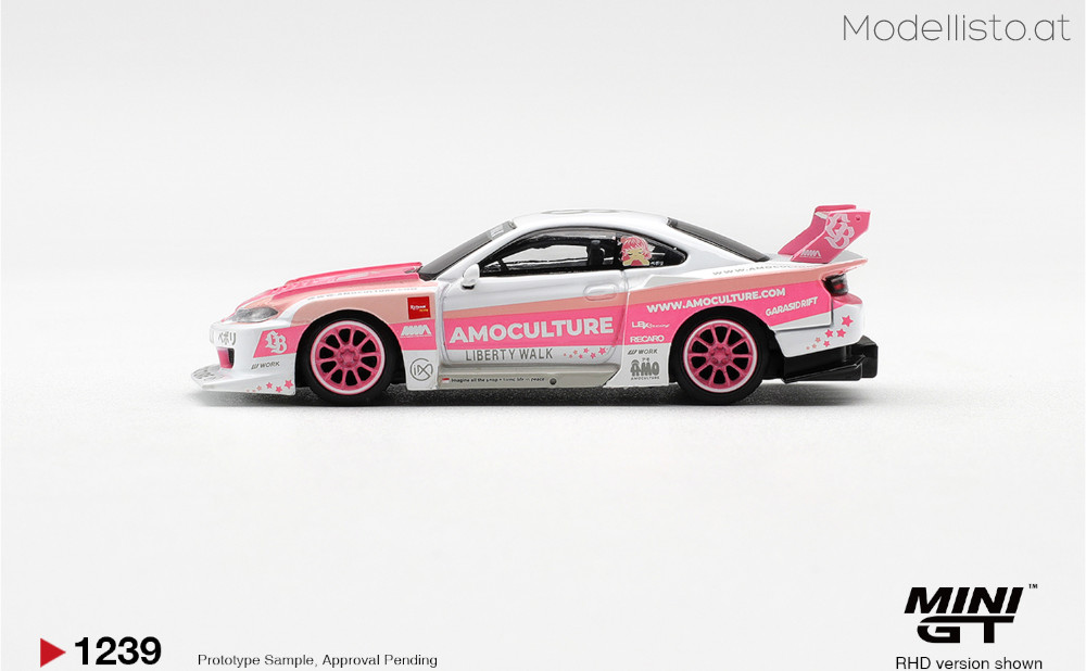 MGT1239r MiniGT NISSAN SILVIA (S15) LB-SUPER SILHOUETTE AMOCULTURE 2026
