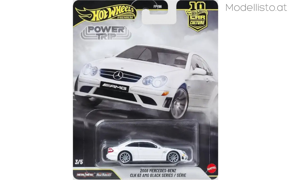 JKF29 Hotwheels Mercedes-Benz CLK 63 AMG Black Series