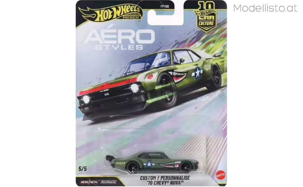 JKF37 Hotwheels Custom 1970 Chevy Nova