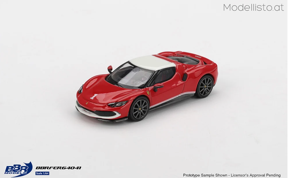 BBRFER64041 1/64 BBR FERRARI 296 GTB ASSETO FIORANO F2004 TRIBUTE LIVERY 2024