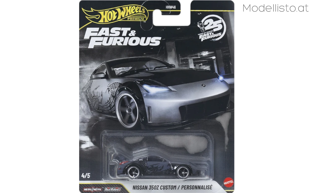 JHW79 Hotwheels Nissan 350 Z Custom