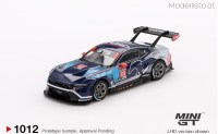 MGT1012 MiniGT FORD MUSTANG GT3 #65 FORD MULTIMATIC MOTORSPORTS DAYTONA 24 HRS 2024