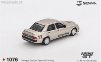 MGT1076 MiniGT Mercedes-Benz 190E 2.3-16 #11 Ayrton Senna mit Figur Race of Champions 1984