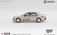 MGT1076 MiniGT Mercedes-Benz 190E 2.3-16 #11 Ayrton Senna mit Figur Race of Champions 1984