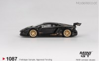 MGT1087 MiniGT LAMBORGHINI AVENTADOR LBWORKS LIMITED EDITION MATTE BLACK 2025