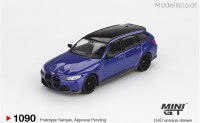 MGT1090 MiniGT BMW M3 Touring Competition Portimao Blue Met 2023