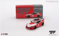 MGT1103 MiniGT Toyota GR Supra LB-Works, red/white 2025