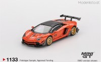 MGT1133r MiniGT LAMBORGHINI AVENTADOR LB-WORKS LIMITED EDITION ORANGE MDX 2025