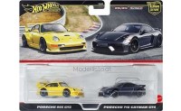 HRR82 Hotwheels Porsche 911 993 GT2 & Porsche 718 Cayman GT4