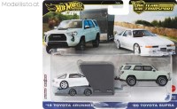 HRV37 Hotwheels 2018 Toyota 4Runner & 1989 Toyota Supra