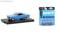R108-2411 M2 Machines 1967 Chevrolet Nova SS blau