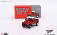 MGT323 MiniGT Land Rover Defender 90 Pickup masai red