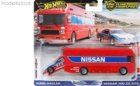 HRV44 Hotwheels Euro Hauler & 1994 Nissan 300 ZX GTS