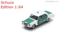 452037400 Schuco 1/64 Mercedes-Benz 200D Polizei