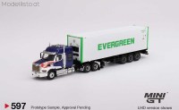 MGT597 MiniGT Western Star 49X mit Container "Evergreen"