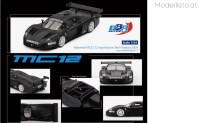 BBRDIE6417 1/64 BBR Maserati MC12 Competizione Test Fiorano 2004