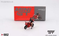 MGT682 MiniGT Ducati Panigale V4 S & Ducati Girl