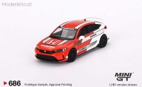 MGT686 MiniGT Honda Civic Type R #1 2023 Pace Car red