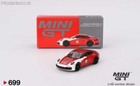 MGT699 MiniGT Porsche 911 (992) Carrera S Safety Car IMSA Daytona 2023 red/white