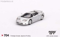 MGT704 MiniGT Bugatti EB 110 GT grigio chiaro