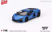 MGT748 MiniGT Lamborghini Revuelto, blue eleos