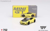 MGT752 MiniGT 2024 Nissan Z 400 Pandem, yellow