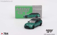 MGT764 MiniGT 2022 BMW M3 Touring (G81) Competition Isle Of Man, green met