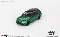 MGT764 MiniGT 2022 BMW M3 Touring (G81) Competition Isle Of Man, green met