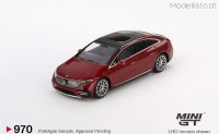 MGT970 MiniGT Mercedes-Benz EQS 580 4 Matic red met 2024