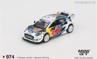 MGT974 MiniGT Ford Puma Rally1 #13 2024 Rally Monte Carlo M-Sport Ford WRT