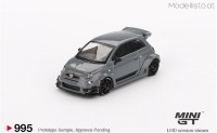 MGT995 MiniGT Fiat Abarth 595 LB-Works X Abas Works grey 2024Fiat Abarth 595 LB-Works X Abas Works grey 2024
