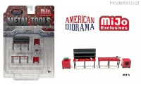 AD2409MJ American Diorama 1/64 Tools Set metal diecast