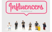 AD2433MJ American Diorama 1/64 Influencers Figuren Set