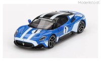 BBRDIE6408 1/64 BBR Maserati MC20 #1 Performance Experience, blue/white