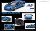BBRFER64004 1/64 BBR Ferrari 296 GTB, blue corsa