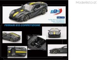BBRFER64009 1/64 BBR Ferrari 812 Competitizone, grigio competizione