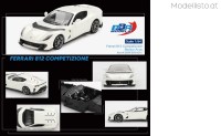 BBRFER64010 1/64 BBR Ferrari 812 Competitizone, bianco avus