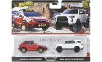 JBK98 Hotwheels Subaru Crosstrek & 2018 Toyota 4 Runner