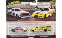 JBL01 Hotwheels 1972 Plymouth Cuda FC & Rob'n Pinks