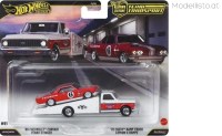 JHX91 Hotwheels Chevrolet Corvair Yenko Stinger & 1972 Chevy Ramp Truck Camion A Rampe