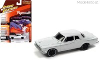 JLSP248B 1/64 Johnny Lightning Plymouth Savoy Max Wedge, alpine weiss