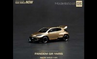 PR640041 Pop Race 1/64 Pandem GR Yaris satin gold