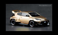 PR640041 Pop Race 1/64 Pandem GR Yaris satin gold